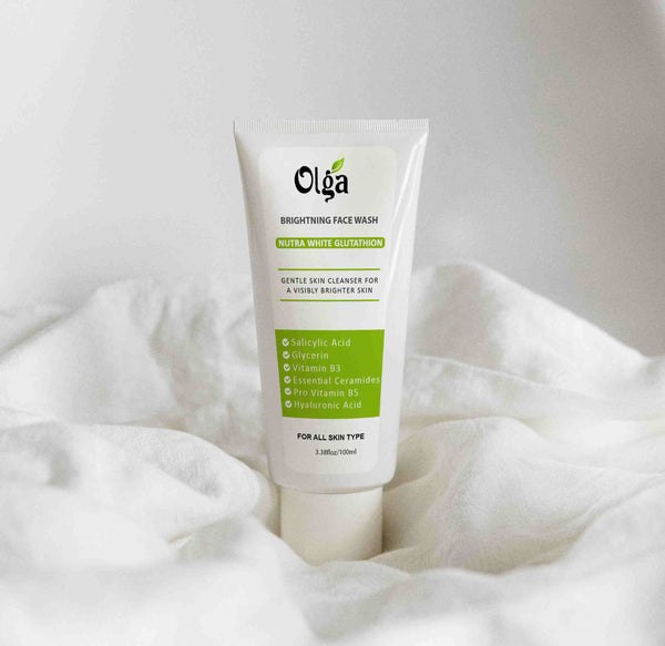 NUTRA WHITE GLUTATHION BRIGHTENING FACE WASH - 100ML